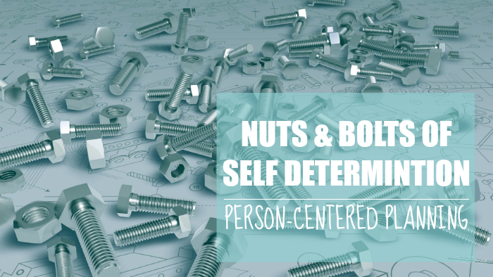 The Nuts and Bold of Self Determination: Person-Centered Planning | myselfdetermination.org